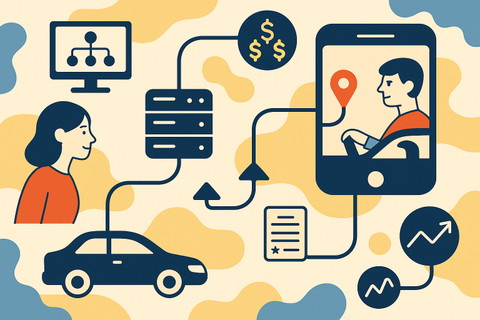 System Design of Uber: Real-Time Location, Dispatch, Trip Management, Pricing, Scheduling, Routing, Ratings, and Monitoring
